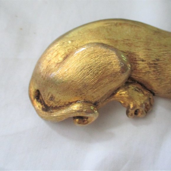 SIGNED Vintage 1985 CHRISTOPHER ROSS PANTHER JAGUAR BELT BUCKLE - Picture 6 of 8